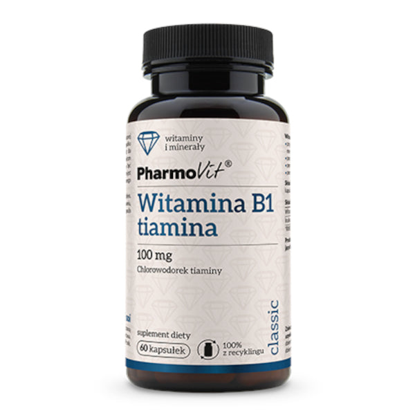 PharmoVit, Witamina B1 tiamina 100 mg, kapsułki, 60 szt.