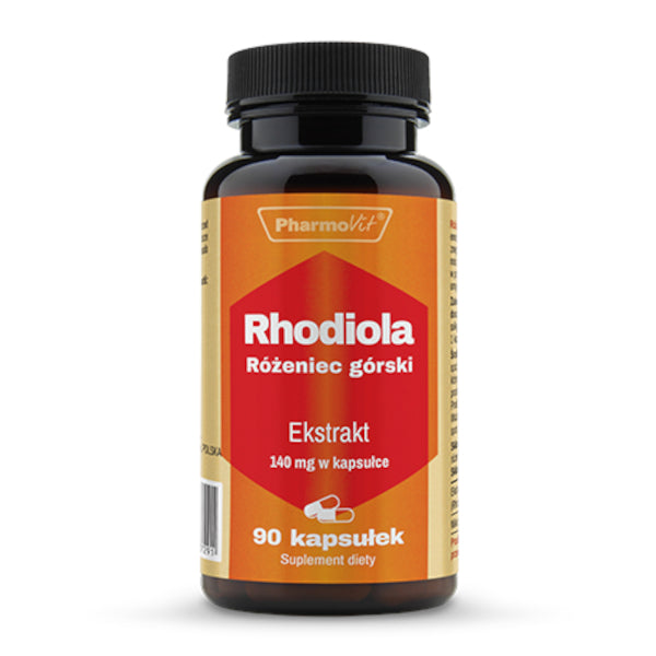 PharmoVit, Rhodiola (Różeniec górski) 140 mg, kapsułki, 90 szt.