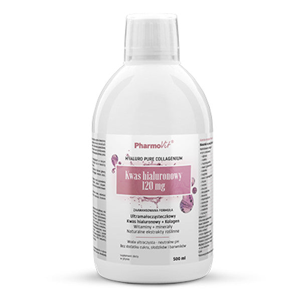 PharmoVit, Kwas hialuronowy 120 mg, płyn, 500 ml