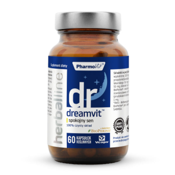 PharmoVit, Herballine dreamvit™ spokojny sen, kapsułki vege, 60 szt.