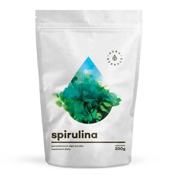 Aura Herbals, Spirulina, proszek, 200 g