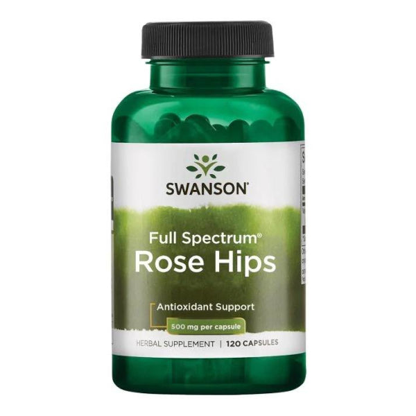 Swanson, Full Spectrum Rose Hips, kapsułki, 120 szt.