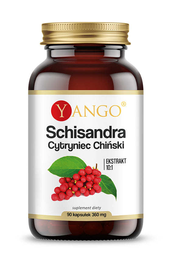 YANGO, Schisandra (Cytryniec chiński) - ekstrakt 10:1, kapsułki vege, 90 szt.
