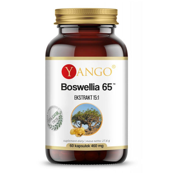 YANGO, Boswellia 65™, kapsułki vege, 60 szt.