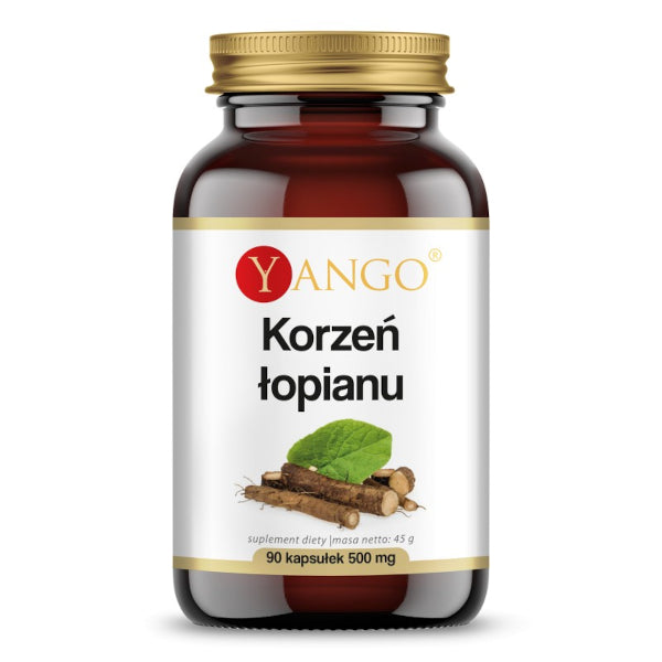 YANGO, Korzeń łopianu, kapsułki vege, 90 szt.