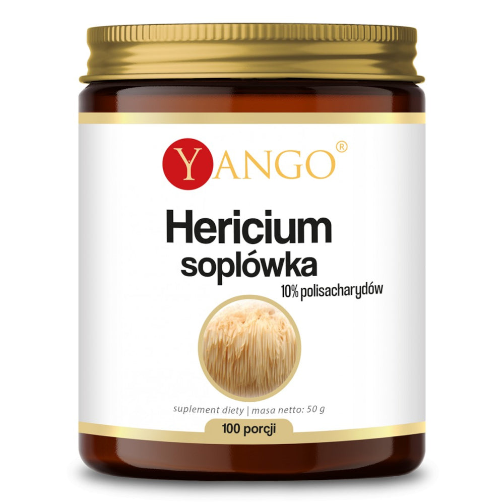 Hericium - Soplówka - ekstrakt 10% polisacharydów, proszek, 50 g
