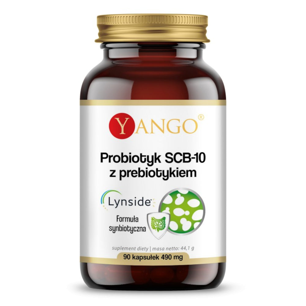 Probiotyk SCB-10 z prebiotykiem, kapsułki wege, 90 szt.