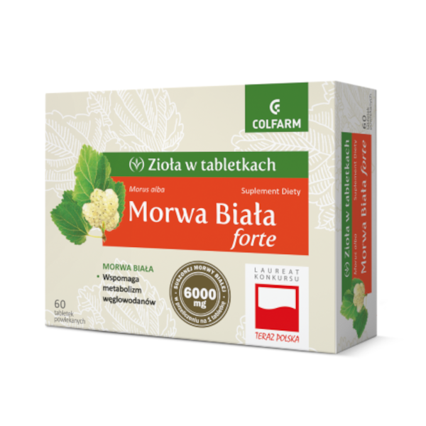 Colfarm, Morwa Biała Forte, tabletki, 60 szt.
