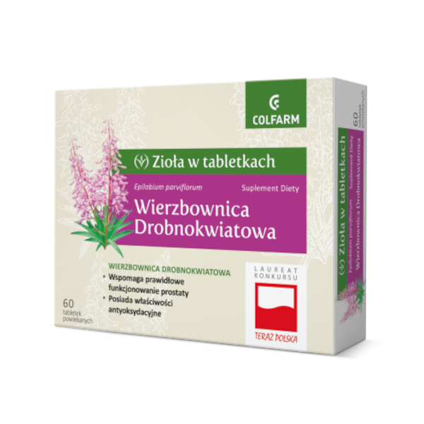 Colfarm, Wierzbownica Drobnokwiatowa, tabletki, 60 szt.