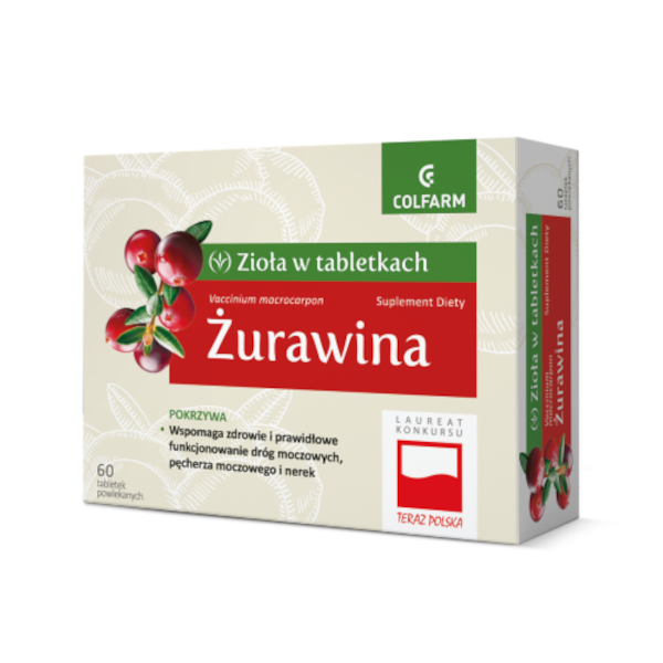Colfarm, Żurawina, tabletki, 60 szt.