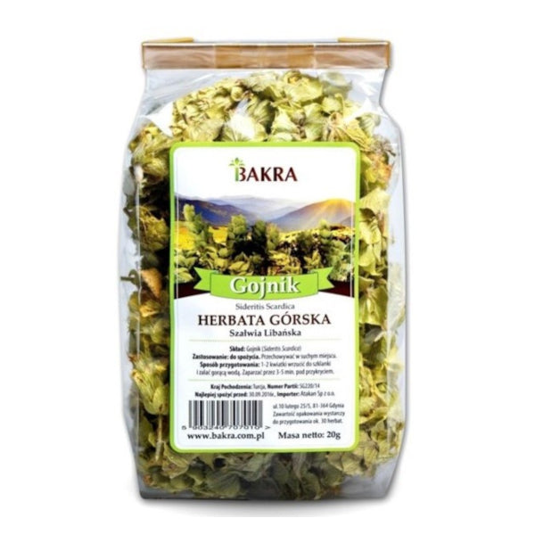 Bakra, Gojnik - Herbata Górska, susz, 20 g