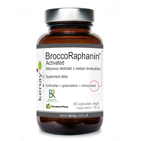 KenayAG, BroccoRaphanin® Activated - Aktywny ekstrakt z nasion brokułów, kapsułki vege, 60 szt.