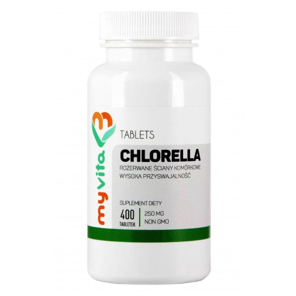 MyVita, Chlorella, tabletki, 400 szt.