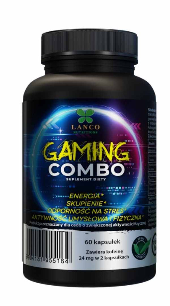 Lanco Nutritions, Gaming Combo, kapsułki , 60 szt.