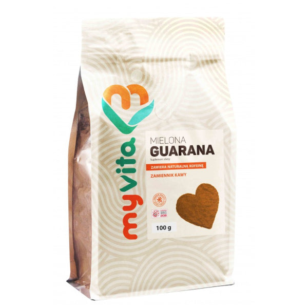 MyVita, Guarana mielona, proszek, 100 g