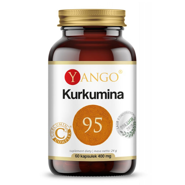YANGO, Kurkumina 95™, kapsułki vege, 60 szt.