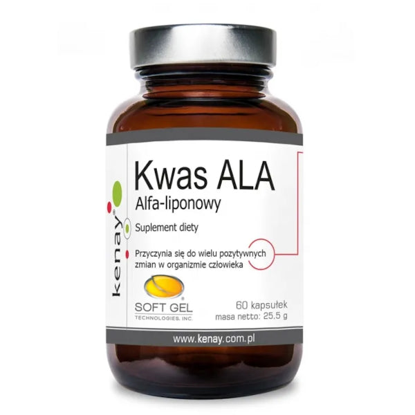 KenayAG, Kwas ALA Alfa-liponowy, softgel, 60 szt.