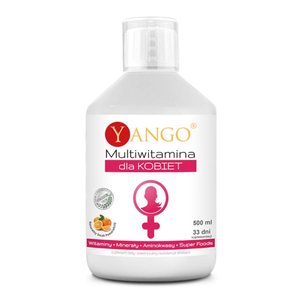 YANGO, Multiwitamina dla kobiet, płyn, 500 ml