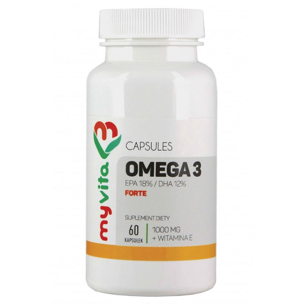 MyVita, Omega 3 Forte, kapsułki, 1600 szt.