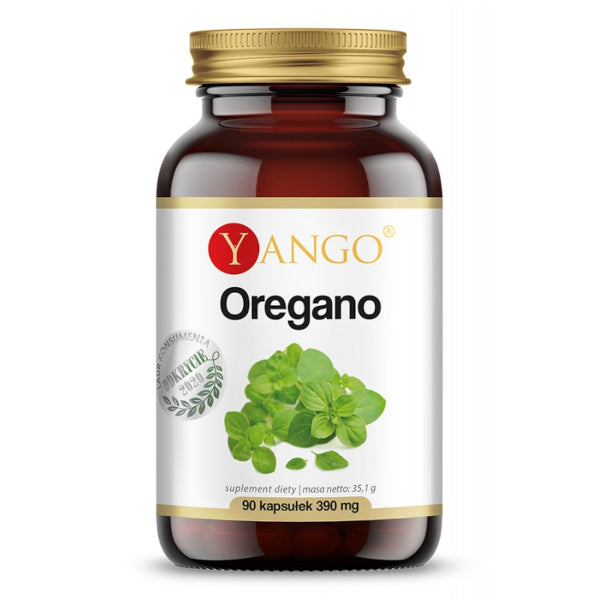 YANGO, Oregano - ekstrakt, kapsułki vege, 90 szt.