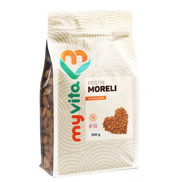 MyVita, Pestki moreli - jądra gorzkie, pestki, 500 g