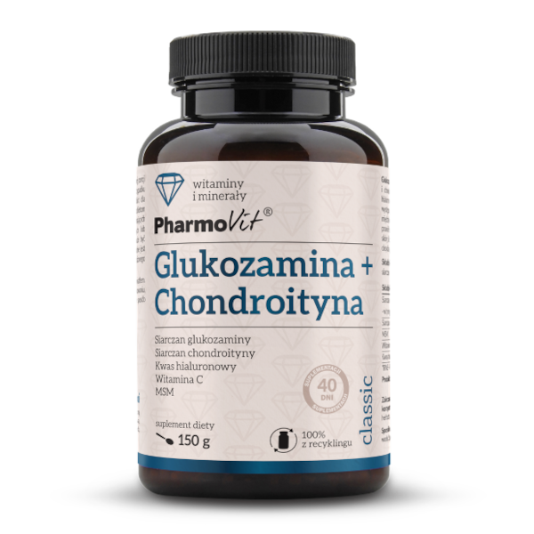 PharmoVit, Glukozamina + Chondroityna, proszek, 150 g