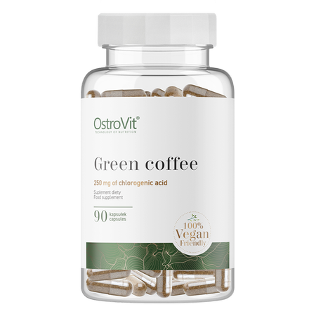 OstroVit, Green Coffee VEGE 600 mg, kapsułki, 90 szt.