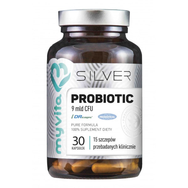 MyVita, Silver, Probiotic 9 mld, kapsułki vege, 30 szt.