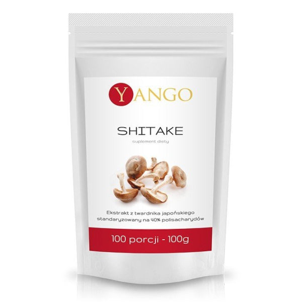 YANGO, Shitake - ekstrakt 40% polisacharydów, proszek, 100 g