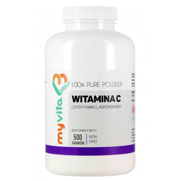 MyVita, Witamina C, proszek, 500 g